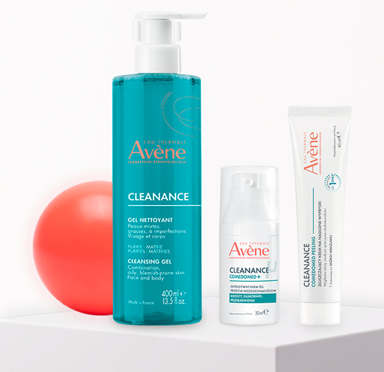 Avène Cleanance aknele kalduva naha hooldustooted