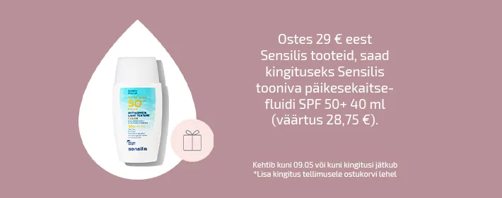 Sensilis kingikampaania päikesekaitsefluid SPF50+ 40 ml