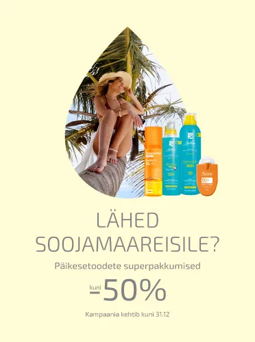 Päikesetooted kuni -50%