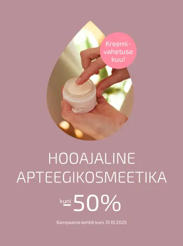 Hooajaline apteegikosmeetika kuni -50%