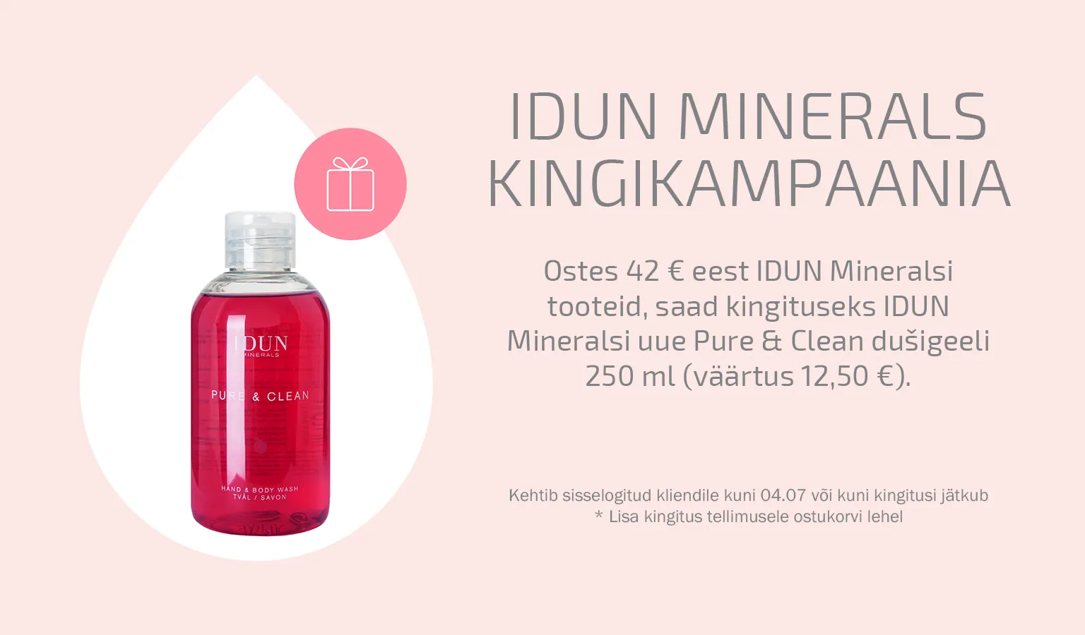 Idun Minerals kingikampaania