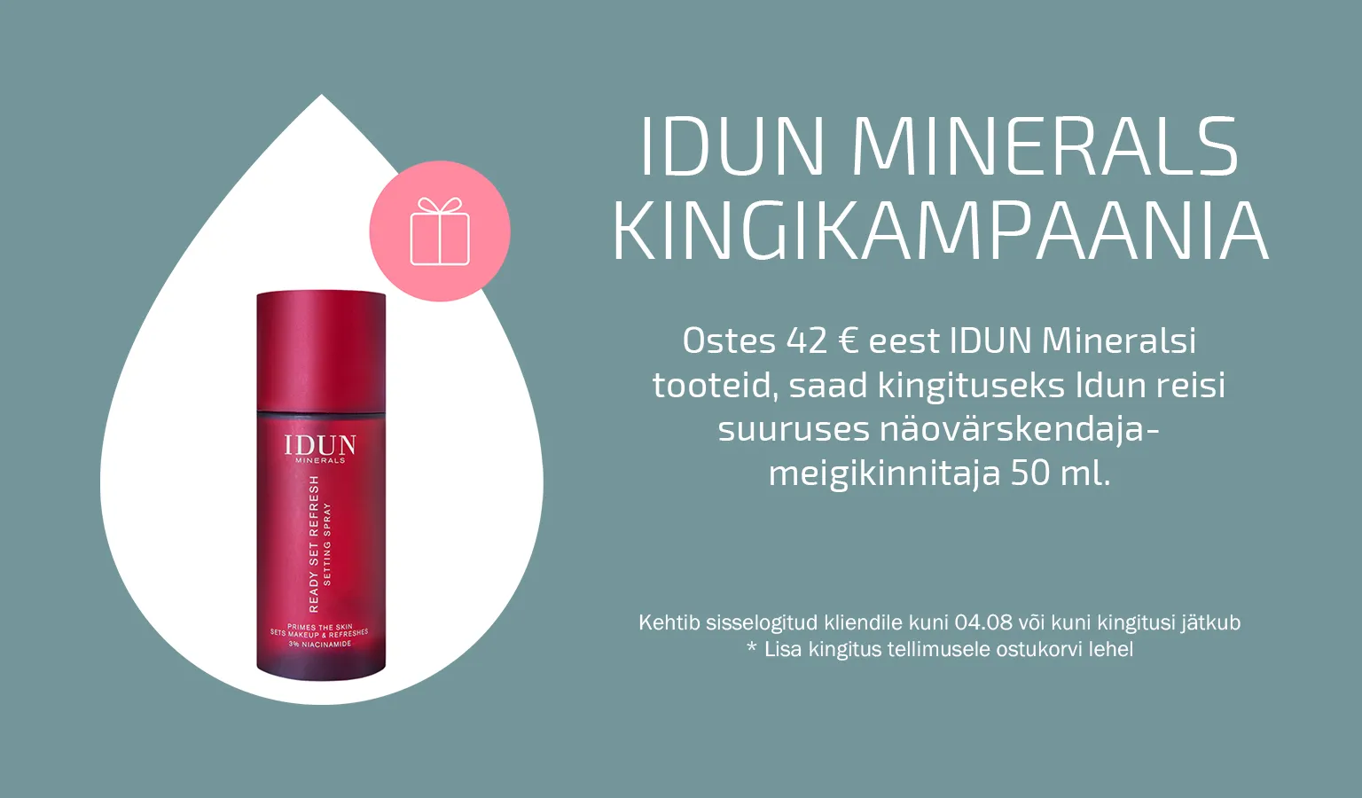Idun Minerals kingikampaania