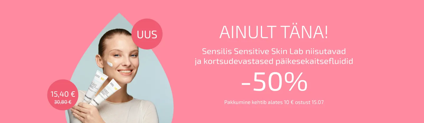 Ainult täna! Sensilis hüaluroonhappega fluidid -50%