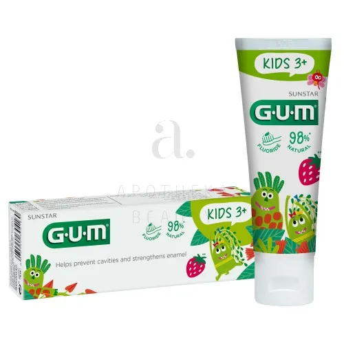 GUM HAMBAPASTA KIDS LASTELE 3+  MAASIKAMAITSELINE 50ML