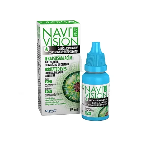 NAVI VISION PLUS IRRITATED EYES SILMATILGAD 15ML