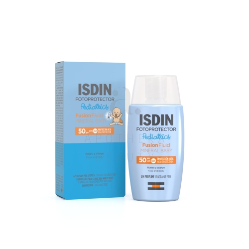 ISDIN SUN PÄIKESEKAITSEEMULSIOON MINERAL LASTELE SPF50 50ML