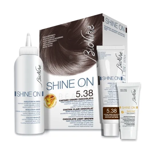 BIONIKE SHINE ON HOOLDAV JUUKSEVÄRV 5.38 (SHOKOL. HELE-PRUUN)