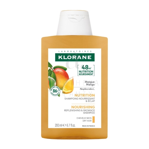 KLORANE SHAMPOON MANGO KUIVADELE JUUSTELE 200ML