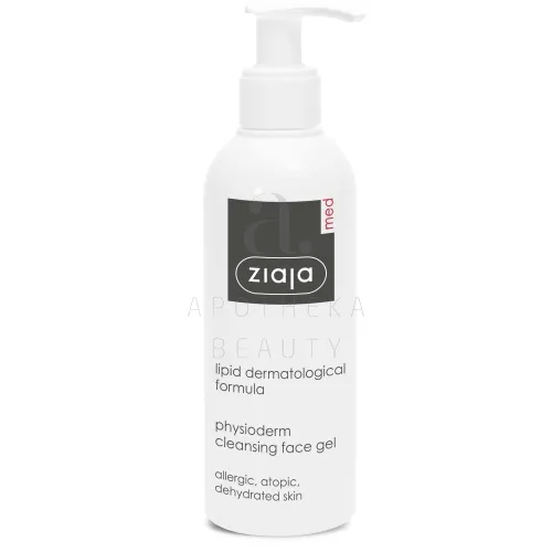 ZIAJA MED PHYSIODERM NÄOPUHASTUSGEEL TUNDLIKULE NAHALE 200ML