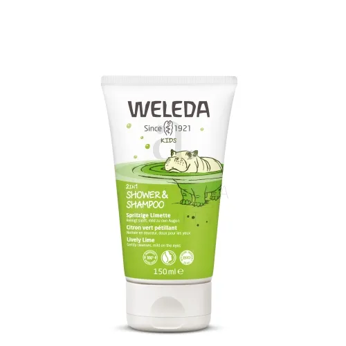 WELEDA SHAMPOON-DUSHIKREEM LASTELE LAIM 150ML 