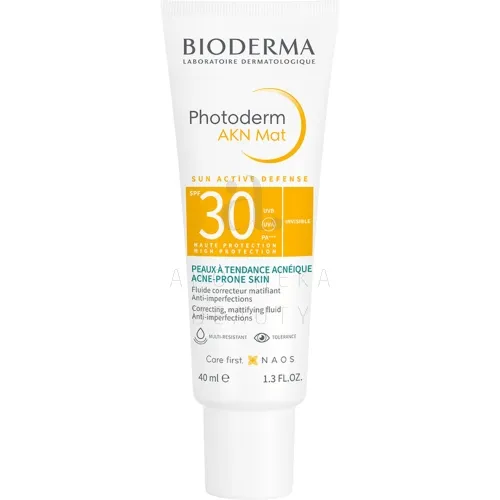 BIODERMA PHOTODERM AKN MAT PÄIKESEKAITSEKREEM SPF30 40ML