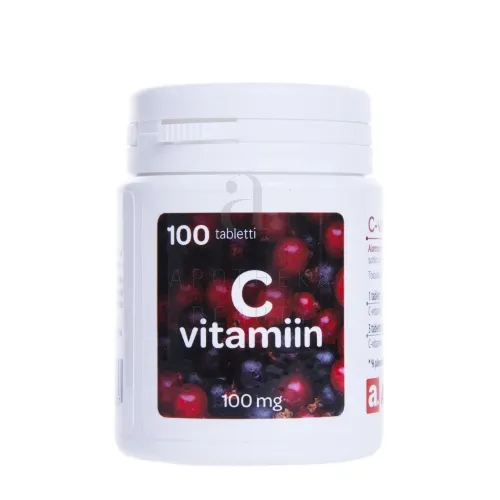 A. C VITAMIIN 100MG NÄRIMISTBL N100 AIAMARJAMAITSELINE