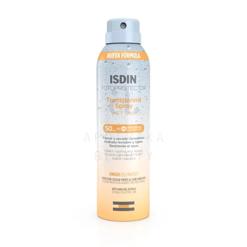 ISDIN SUN PÄIKESEKAITSEAEROSOOL VEEKINDEL SPF50 250ML