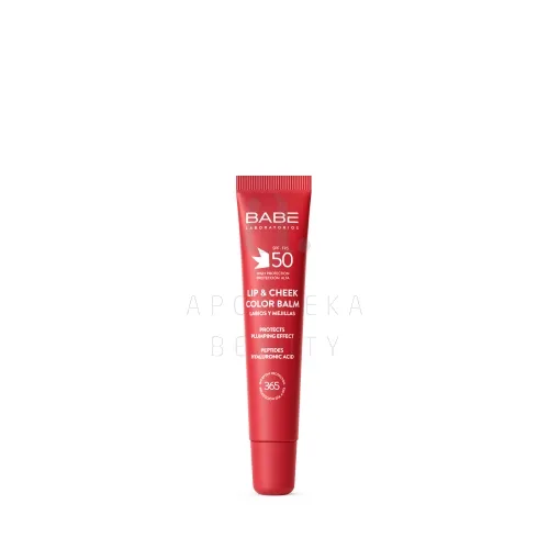 BABE HUULE- JA PÕSEPUNA PALSAM PUNANE SPF50 20ML