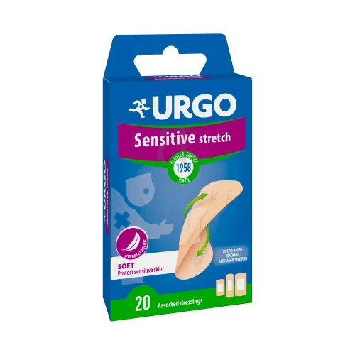 URGO PLAASTER SENSITIVE STRETCH N20 (3 SUURUST)