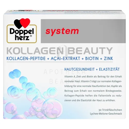 DOPPELHERZ SYSTEM KOLLAGEN BEAUTY N30 SUUKAUDNE LAHUS AMPULLIS