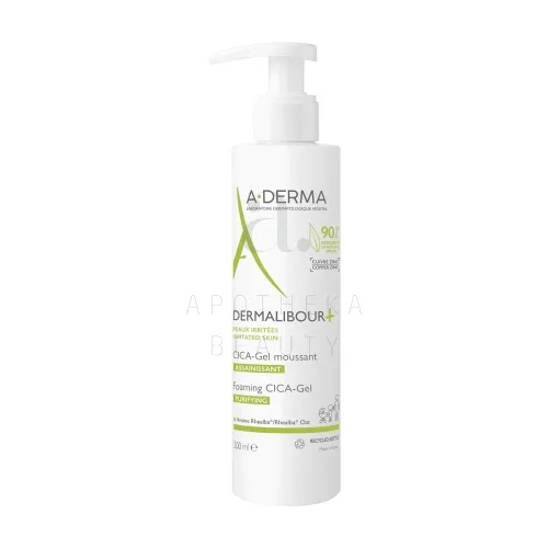 A-DERMA DERMALIBOUR+ CICA-GEEL PUHASTAV JA VAHUTAV 200ML