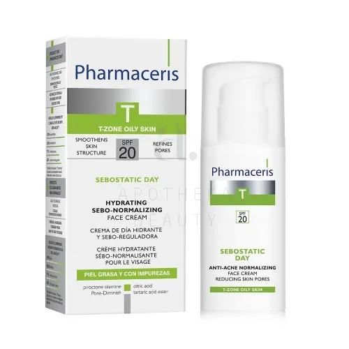 PHARMACERIS T SEBOSTATIC DAY PÄEVAKREEM AKNEVAST. SPF20 50ML
