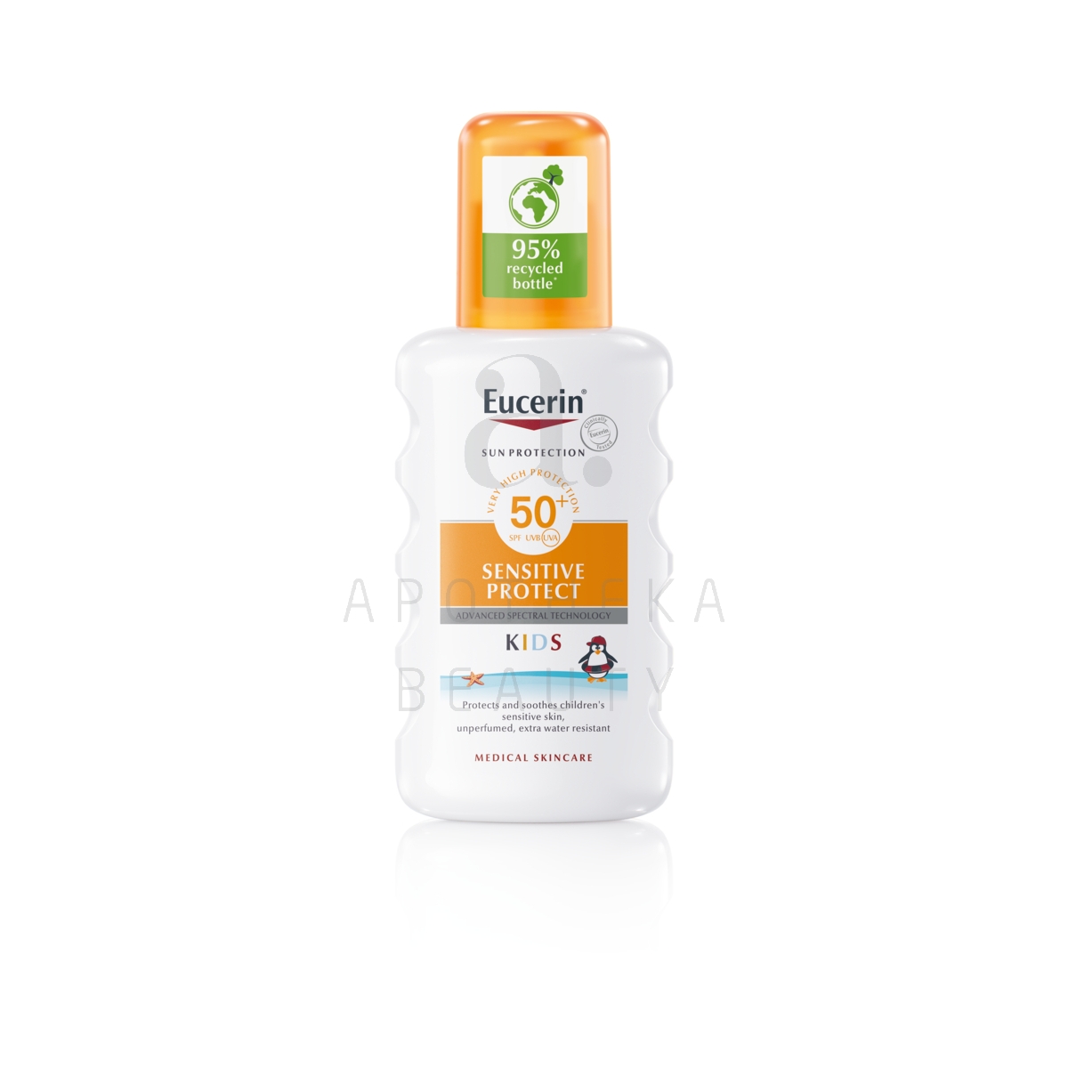 EUCERIN SUN PÄIKESEKAITSESPREI LASTELE SPF50+ 200ML - Tootepilt
