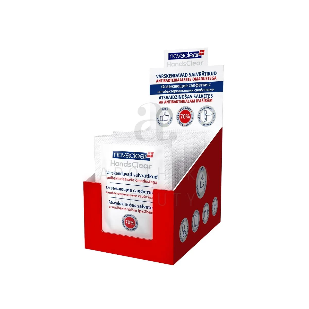 NOVACLEAR ANTIBAKTERIAALSED SALVRÄTIKUD N20 - Tootepilt