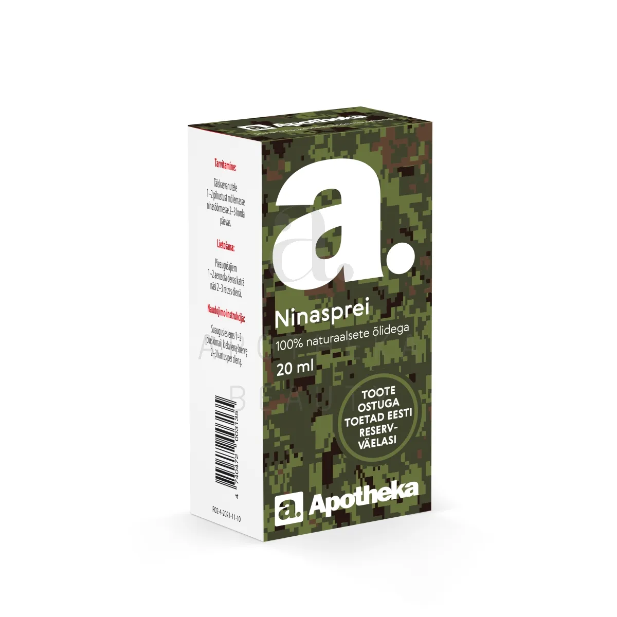 A. NINASPREI EETERLIKE ÕLIDEGA 20ML - Tootepilt