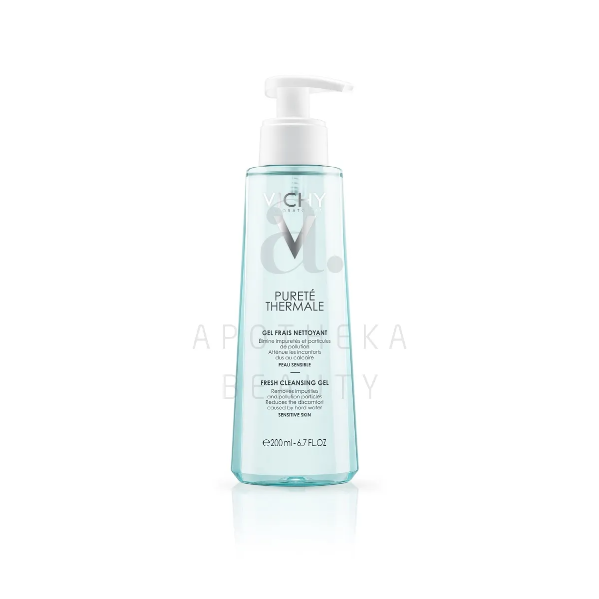 VICHY PURETE THERMALE VÄRSKENDAV NÄOPESUGEEL 200ML - Tootepilt
