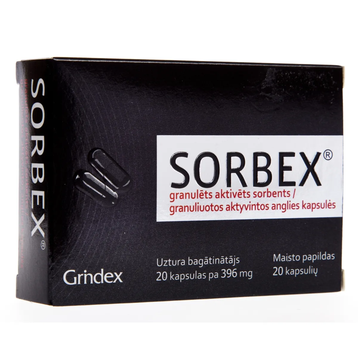 SORBEX CAPS 396MG N20 - Tootepilt