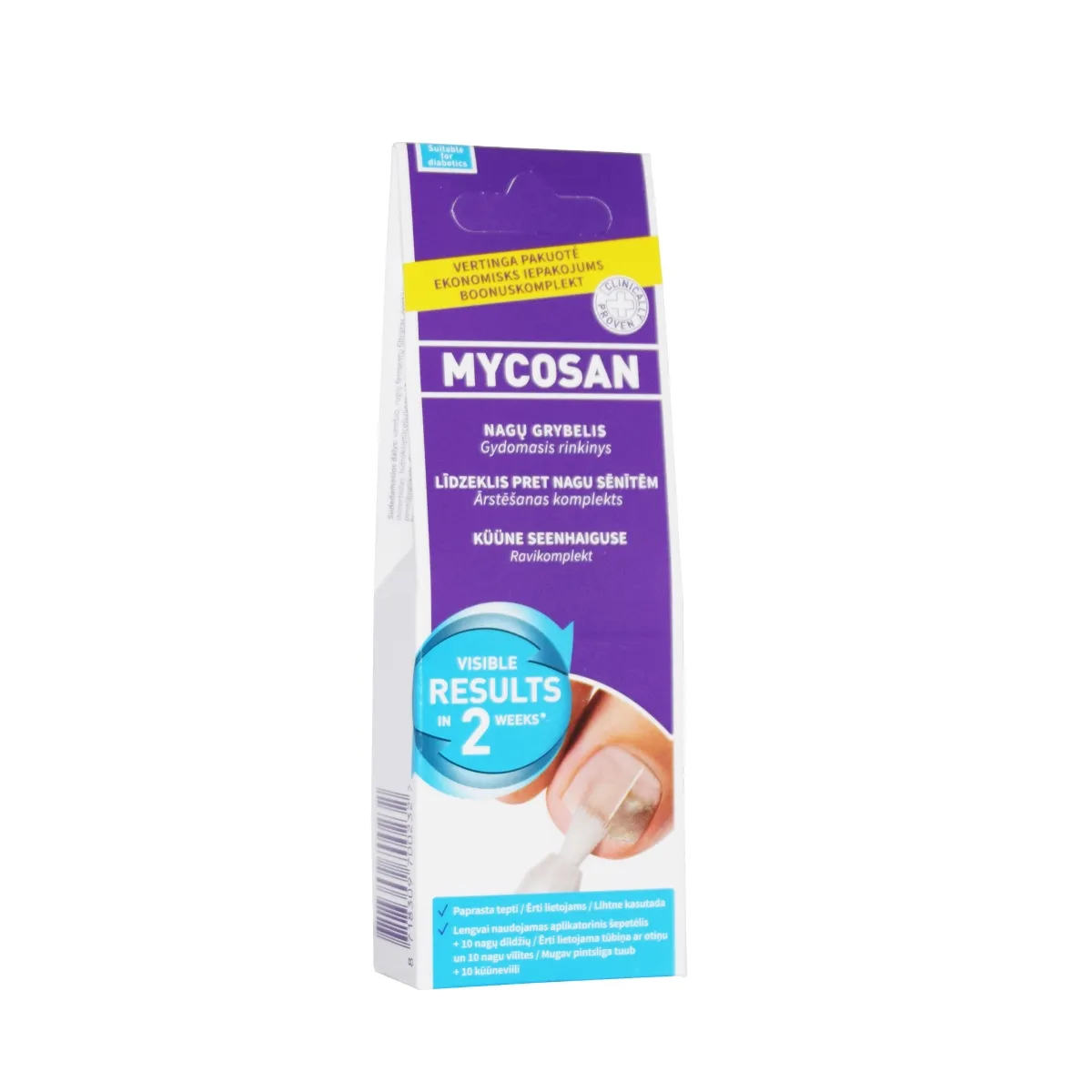 MYCOSAN SEERUM KÜÜNTELE 10ML - Tootepilt