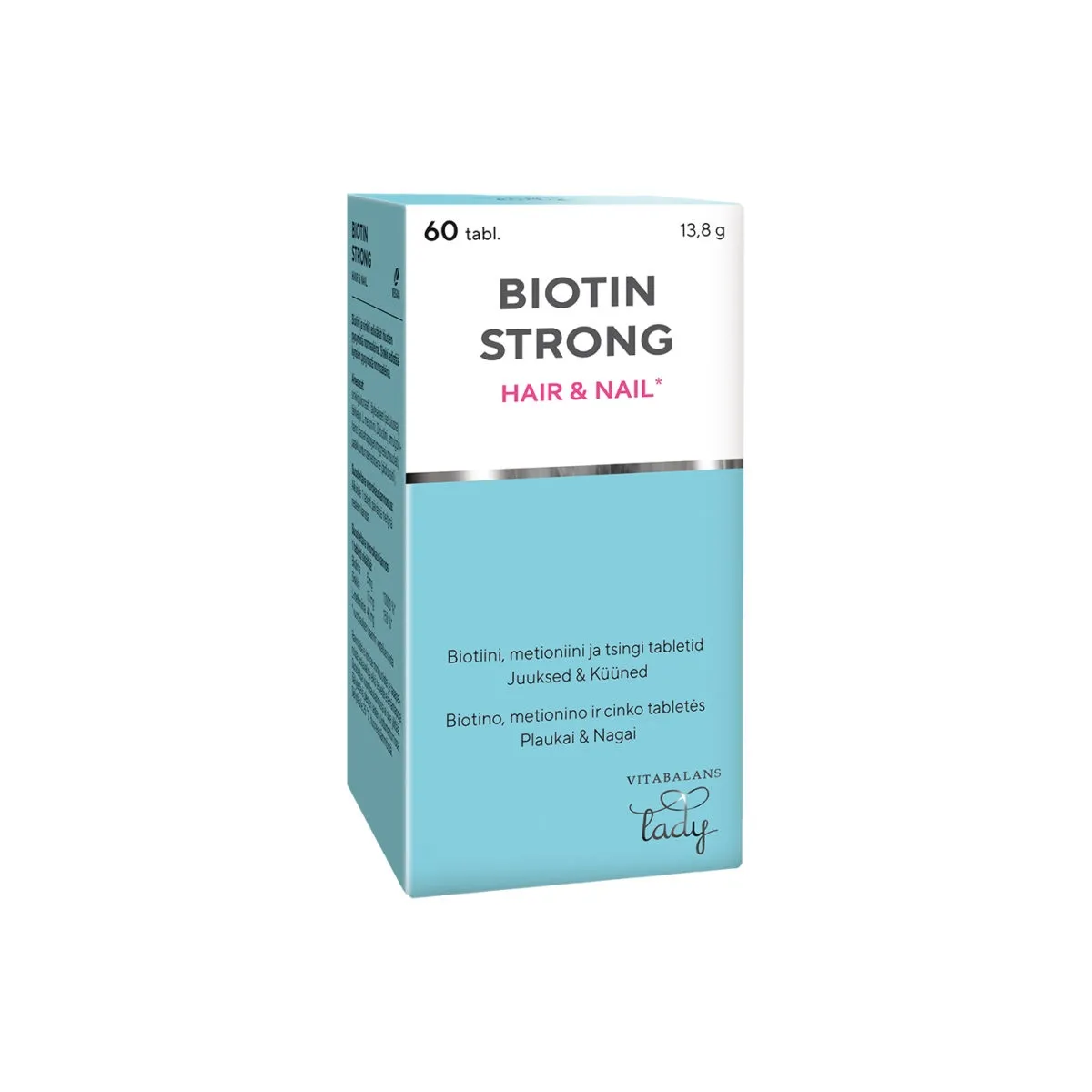 BIOTIIN STRONG HAIR&NAIL TBL N60 - Tootepilt 1