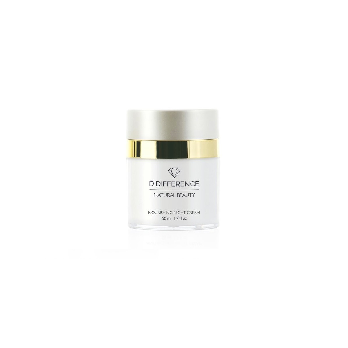 D`DIFFERENCE NATURAL BEAUTY 4D ÖÖKREEM TOITEV JA NIISUTAV 50ML - Tootepilt