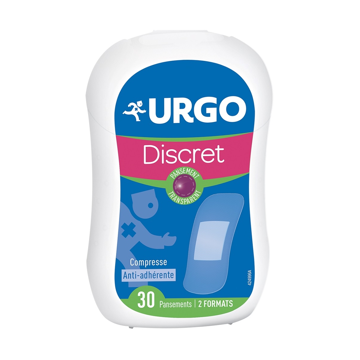 URGO PLAASTER DISCREET N30 (2 SUURUST)