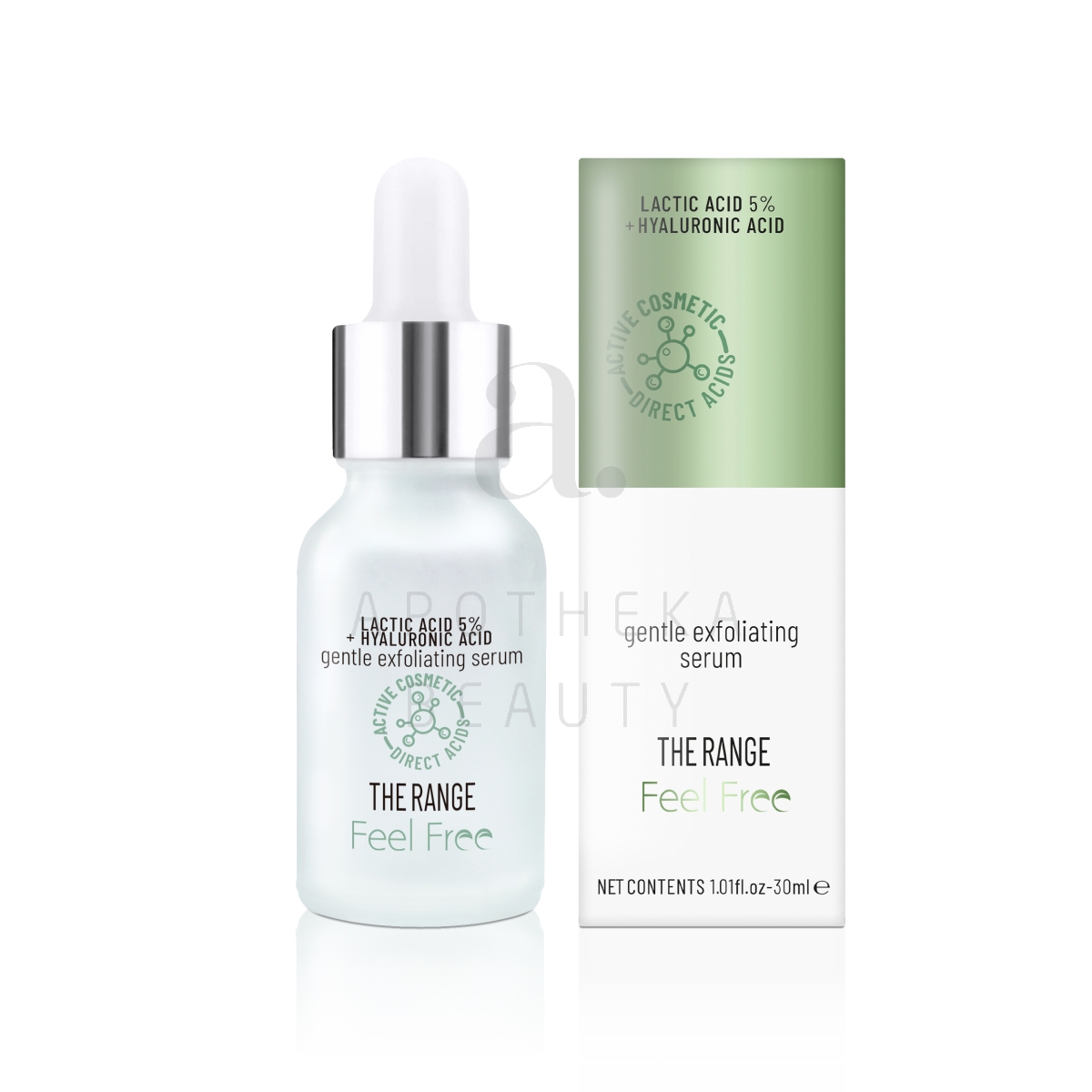 FEEL FREE THE RANGE SEERUM HÜALUROONHAPPE JA PIIMHAPPEGA KOORIV 30ML - Tootepilt