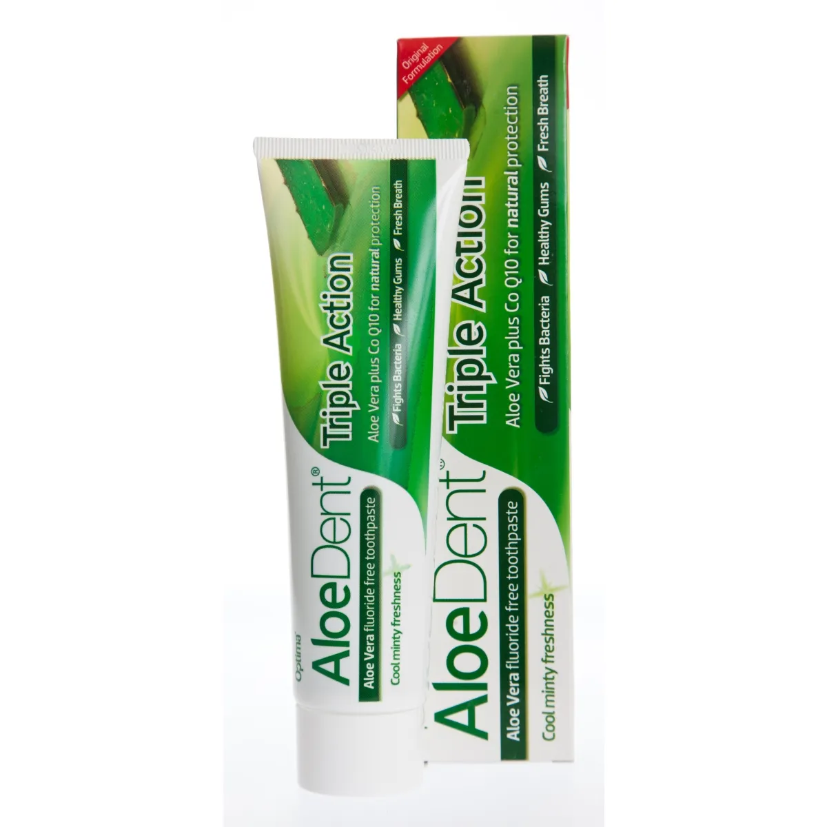 ALOE DENT HAMBAPASTA Q10 JA TEEPUUÕLI 100ML - Tootepilt