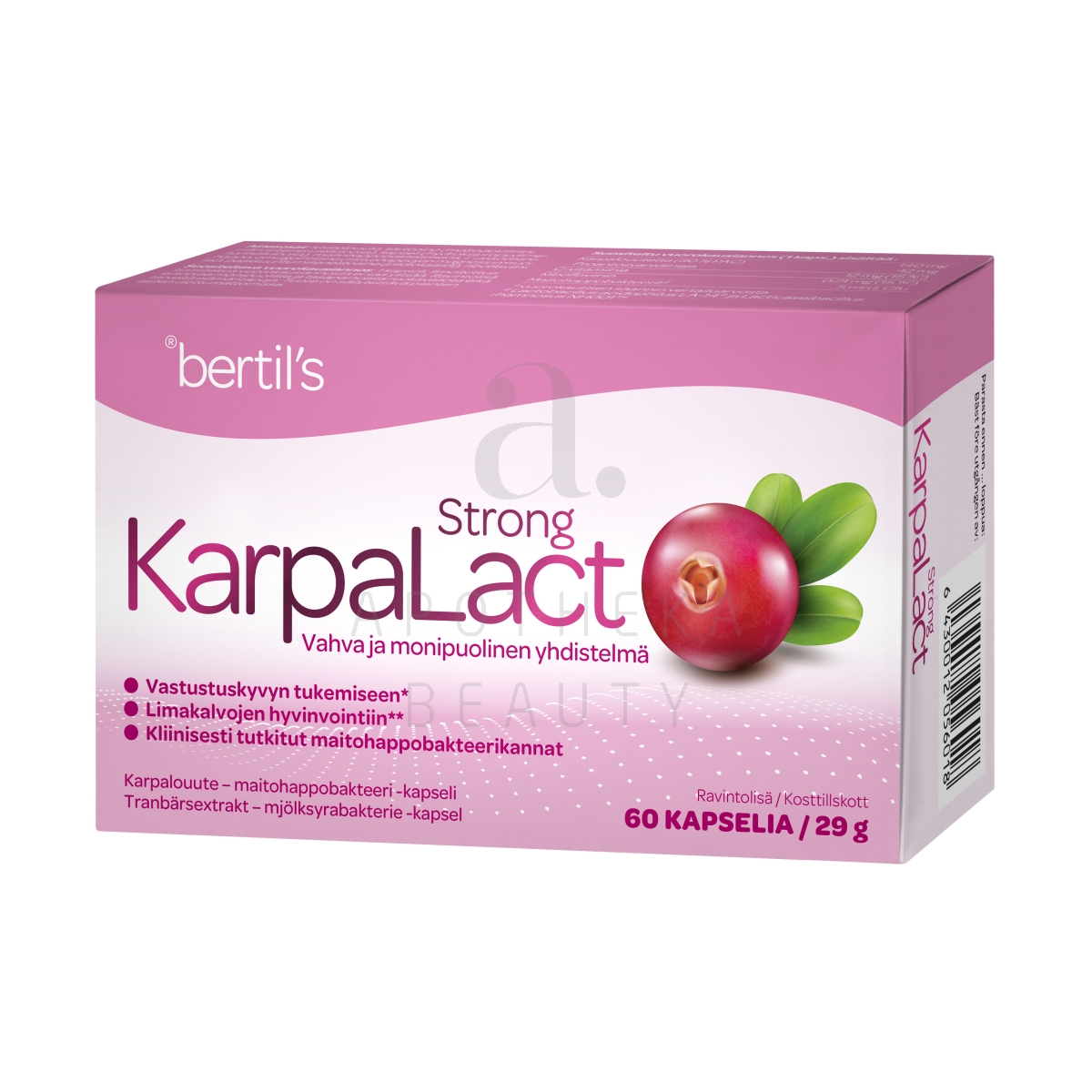 BERTILS KARPALACT STRONG KAPSLID N60 - Tootepilt