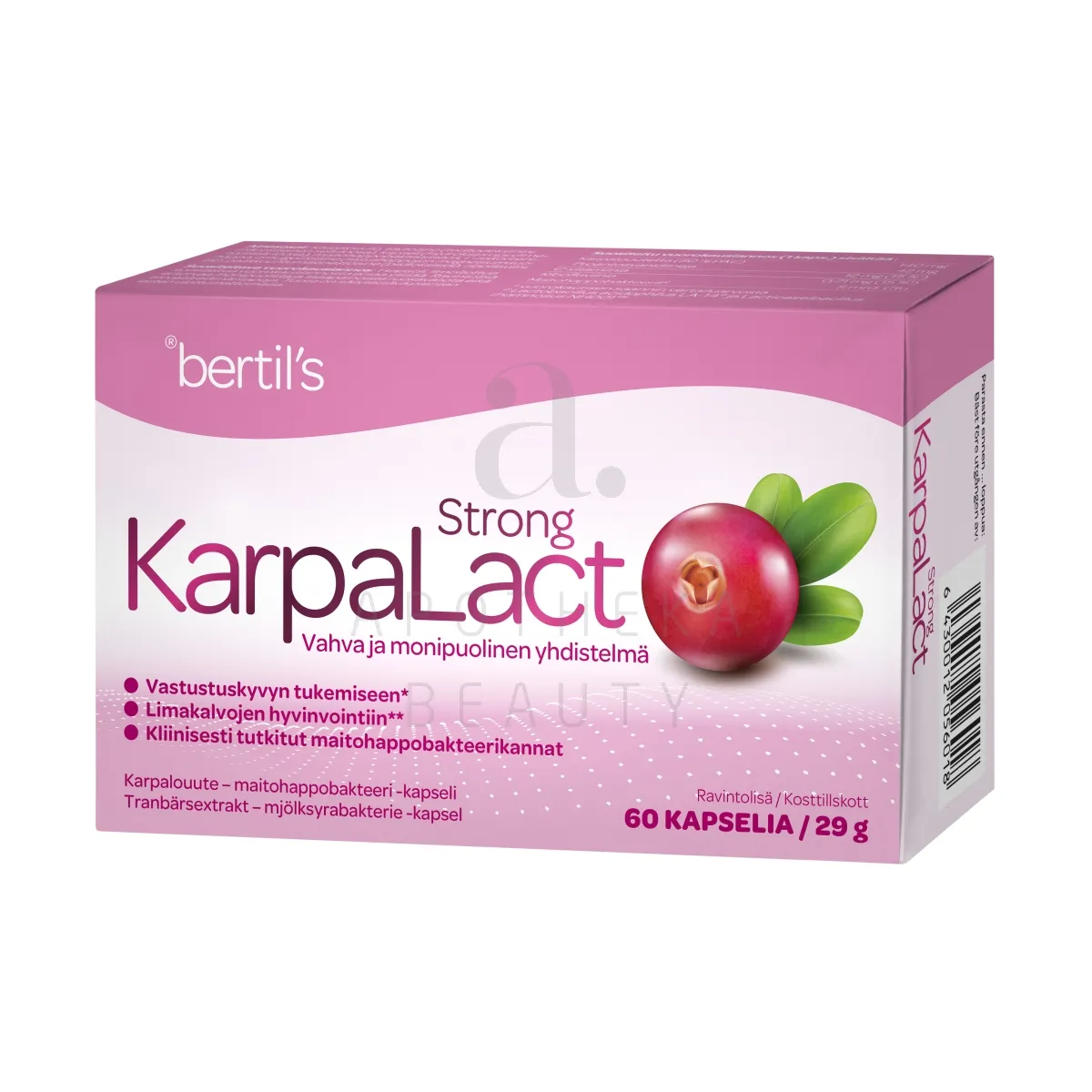 BERTILS KARPALACT STRONG KAPSLID N60 - Tootepilt