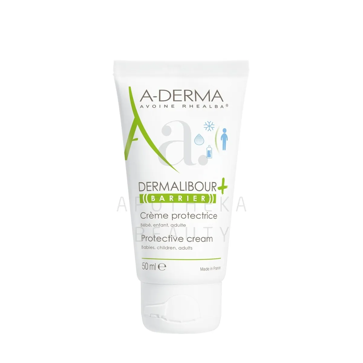 A-DERMA DERMALIBOUR+ BARRIER KAITSEV KREEM 50ML - Tootepilt 1