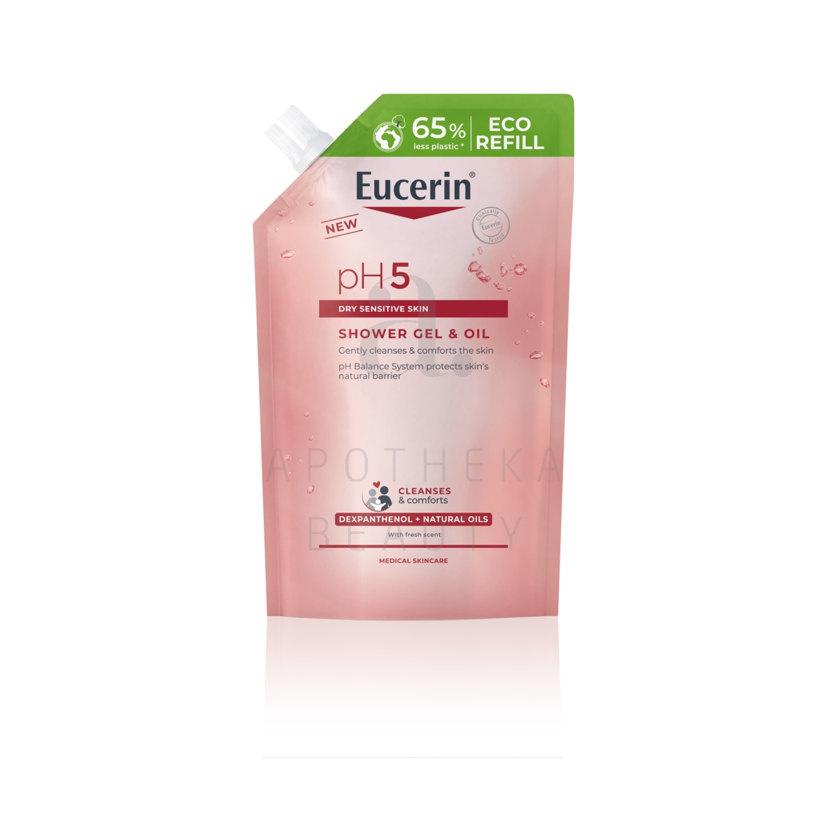EUCERIN PH-5 DUSHIGEEL-ÕLI TÄITEPAKEND 400ML - Tootepilt