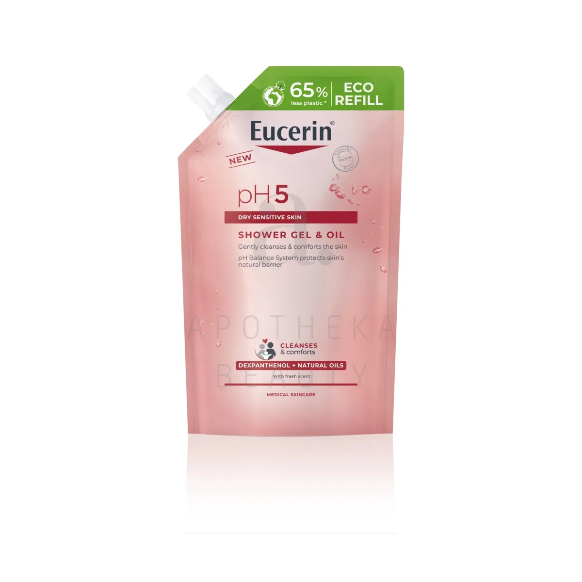 EUCERIN PH-5 DUSHIGEEL-ÕLI TÄITEPAKEND 400ML - Tootepilt