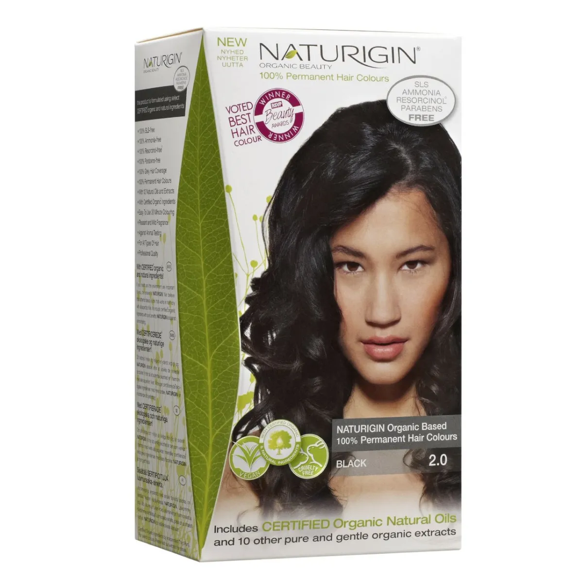 NATURIGIN JUUKSEVÄRV BLACK 2,00 - Tootepilt