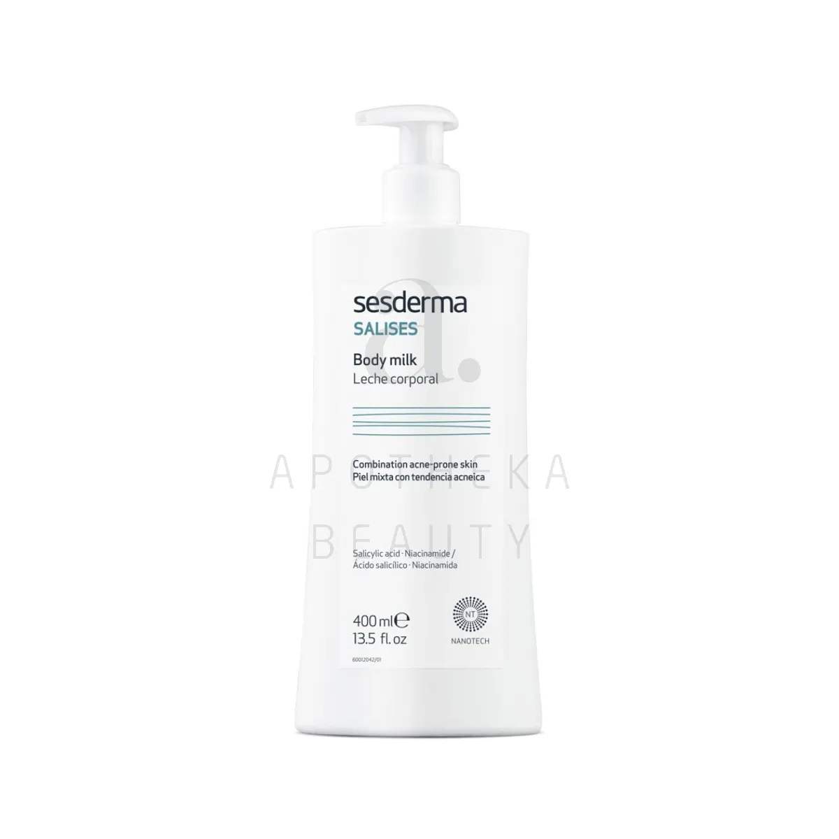 SESDERMA SALISES KEHAKREEM AKNEILMINGUTEGA NAHALE 400ML - Tootepilt
