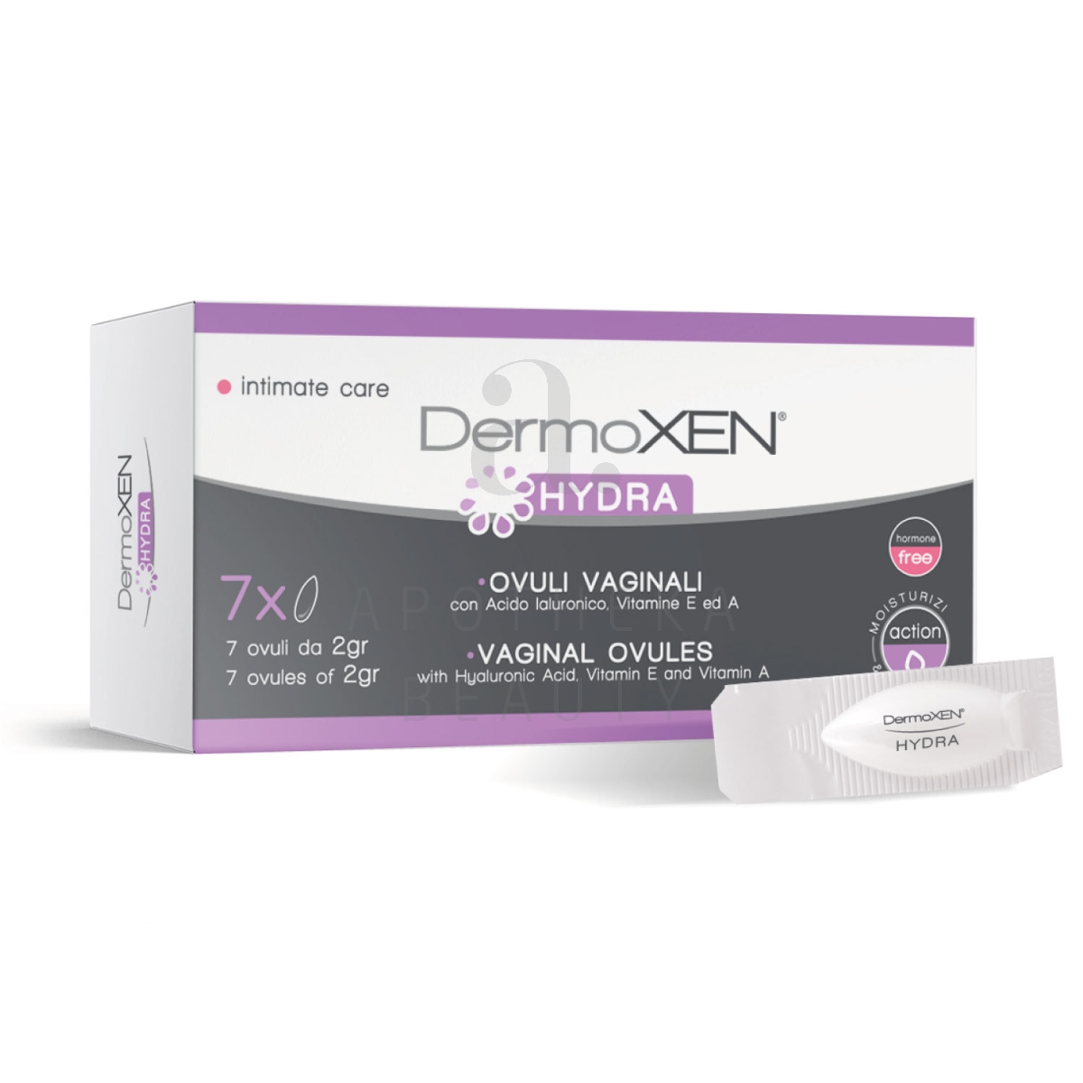 DERMOXEN HYDRA VAGINAALSED OOVULID 2G N7 - Tootepilt