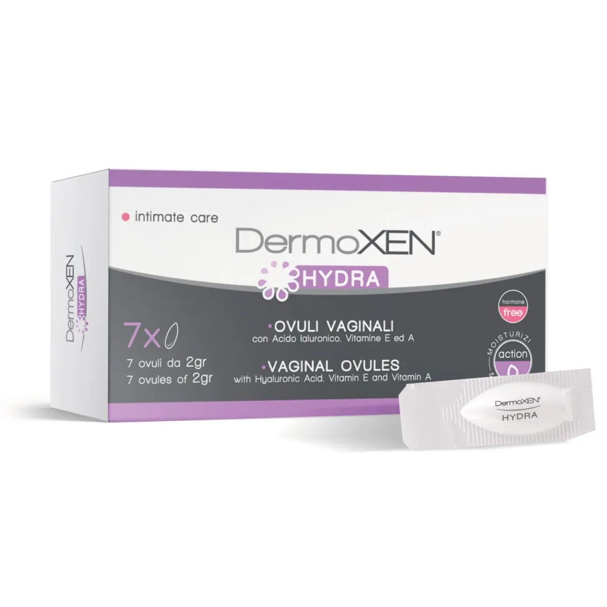 DERMOXEN HYDRA VAGINAALSED OOVULID 2G N7 - Tootepilt