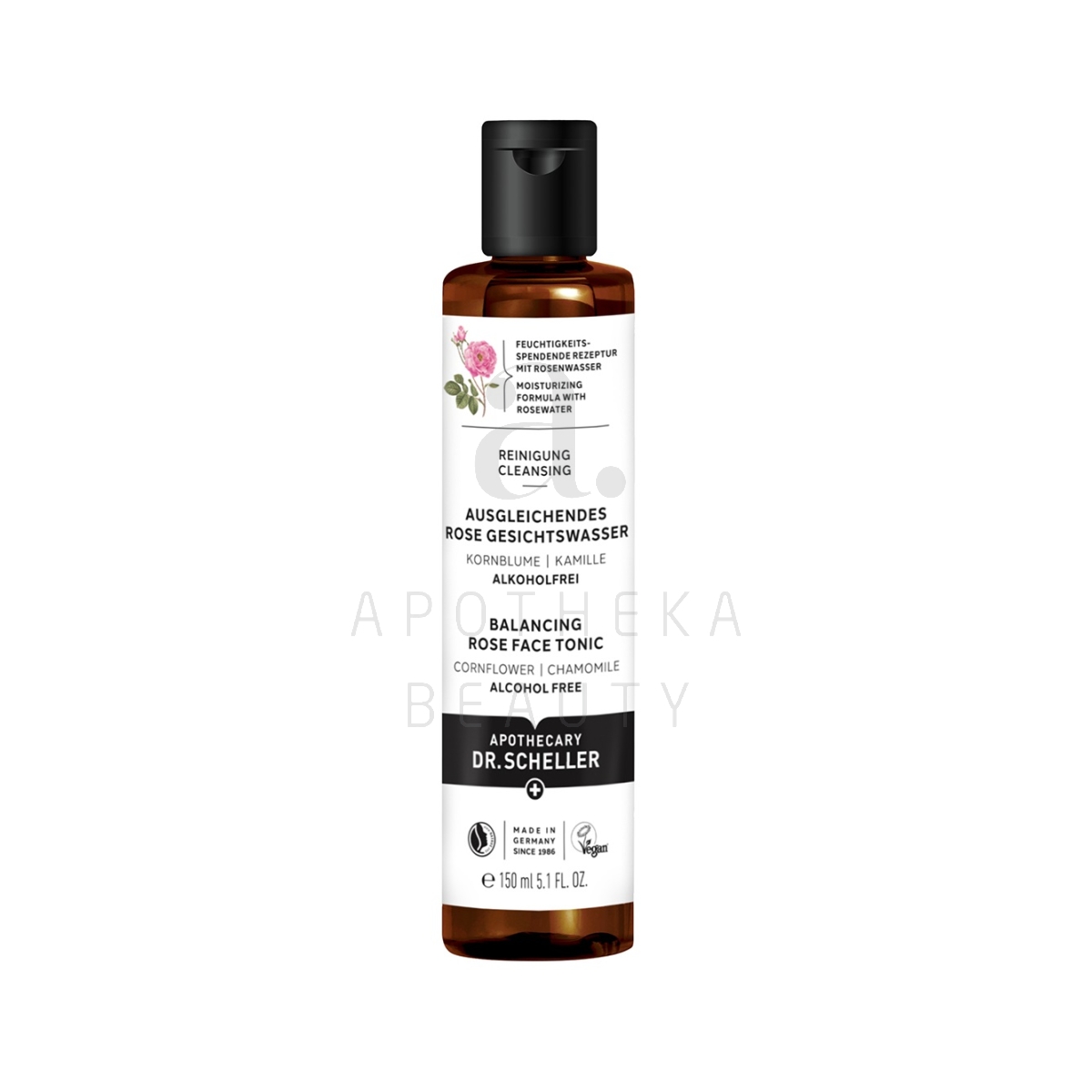 DR. SCHELLER NÄOTOONIK TASAKAALUSTAV ROOSI 150ML - Tootepilt