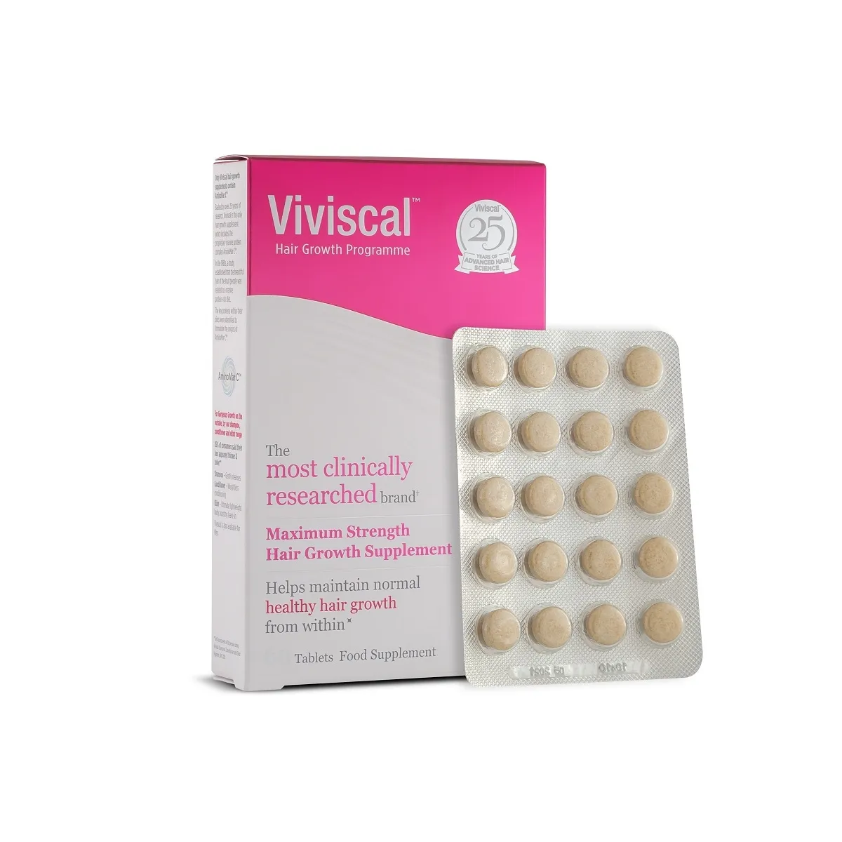 VIVISCAL VITAMIINID NAISTELE JUUKSEKASVU PARANDAV N60 - Tootepilt 1