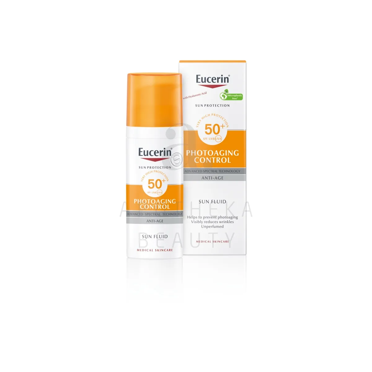 EUCERIN SUN PHOTOAGING PÄIKESEKAITSEEMULSIOON SPF50 50ML - Tootepilt