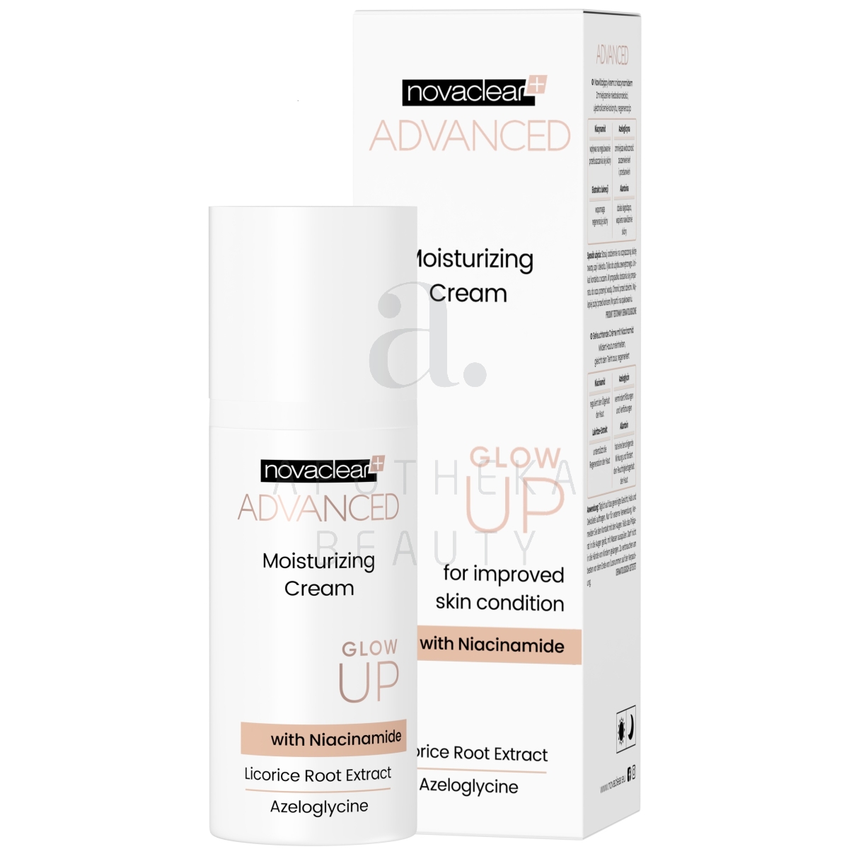 NOVACLEAR ADVANCED NÄOKREEM NIISUTAV NIATSIINAMIIDIGA 50ML - Tootepilt