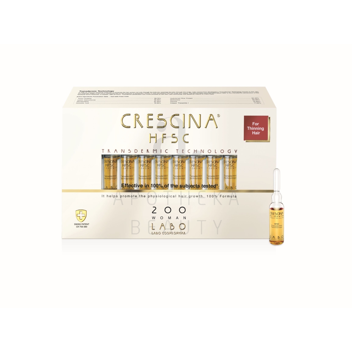 CRESCINA TRANSDERMIC 200 AMPULLID NAISTELE 3,5ML N20 - Tootepilt