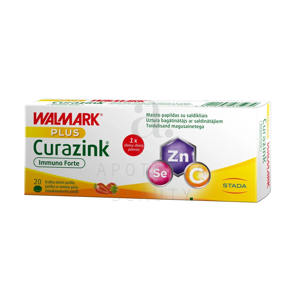 WALMARK CURAZINK IMMUNO FORTE N20 - Tootepilt