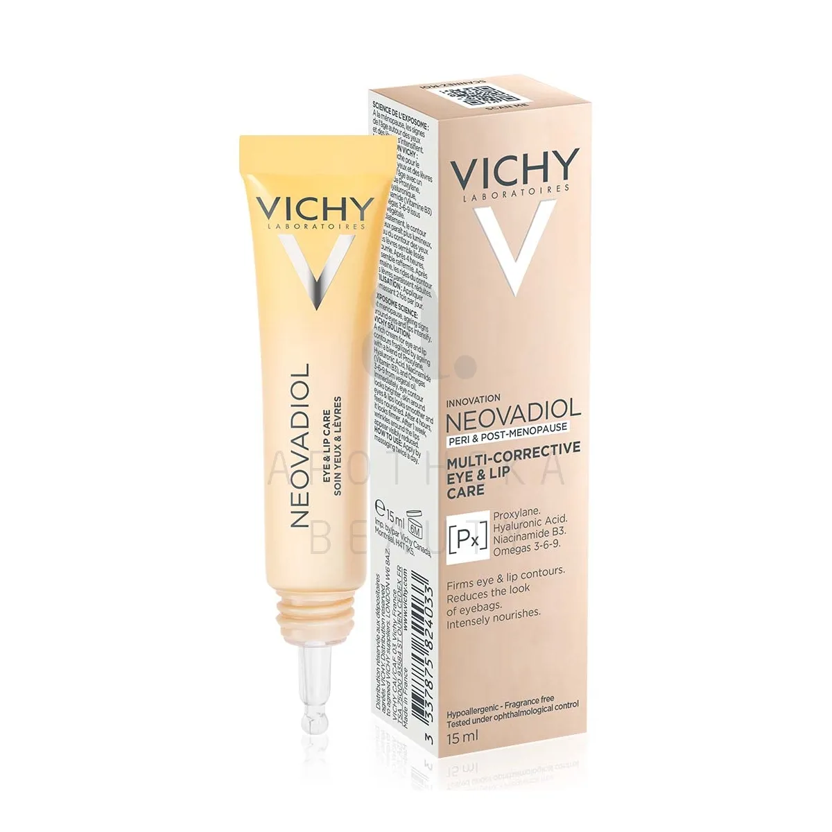 VICHY NEOVADIOL HUULE- JA SILMAÜMBRUSE KREEM 15ML - Tootepilt