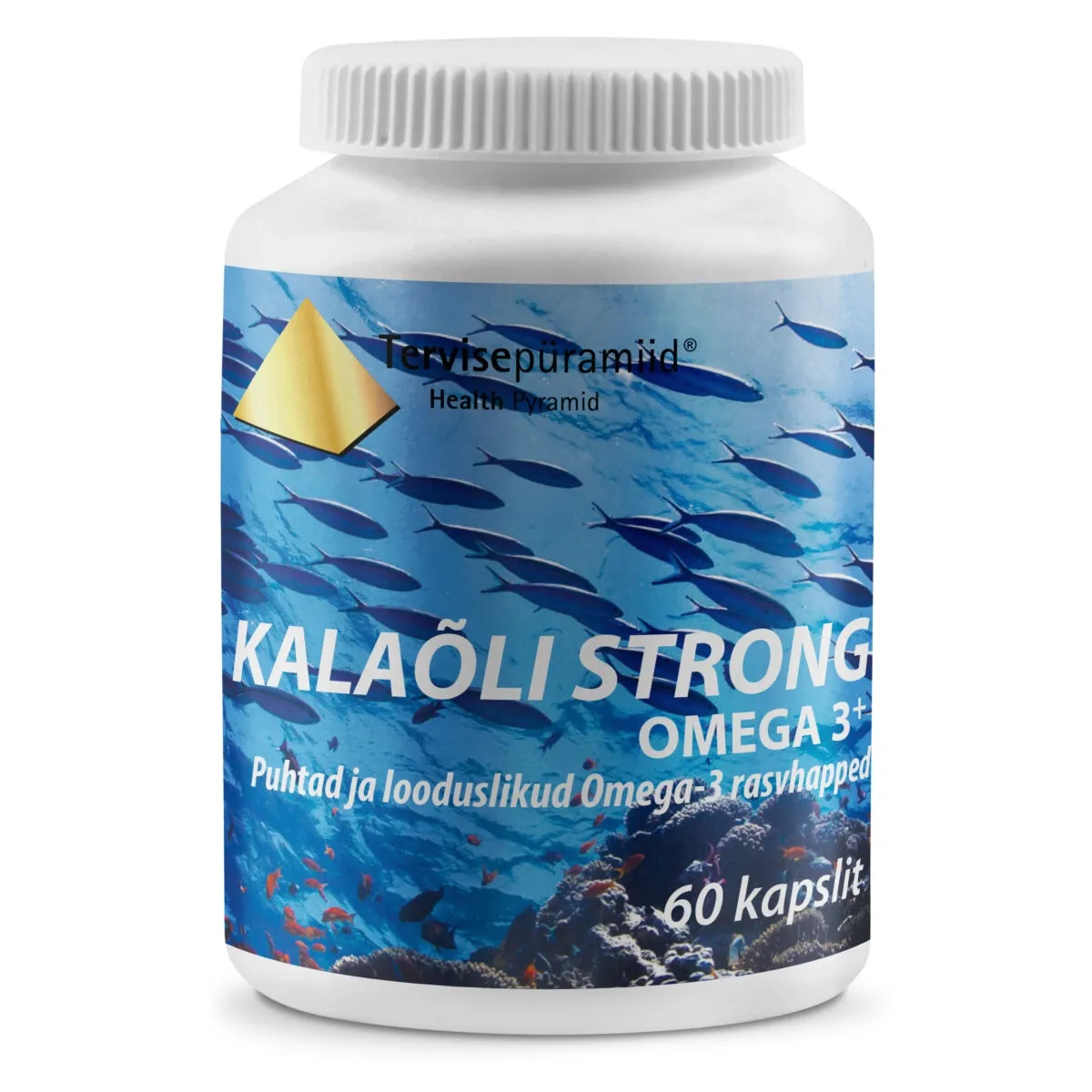 TERVISEPÜRAMIID KALAÕLI STRONG KAPSLID N60 - Tootepilt